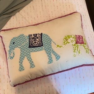 Elephant Throw Pillow